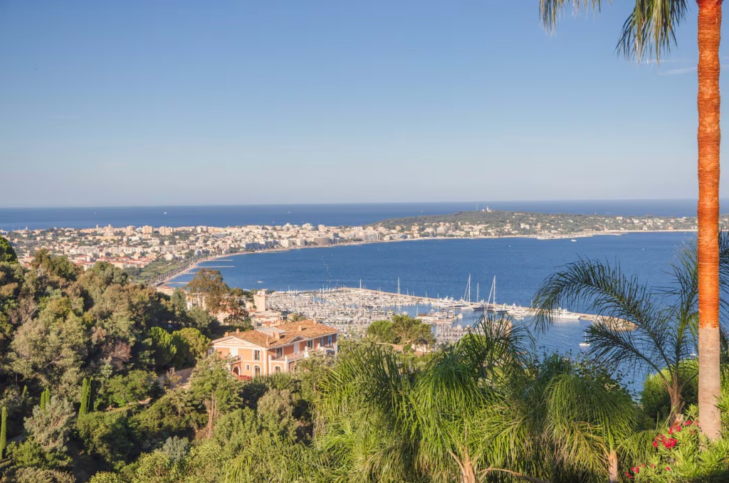 Vue panoramique sur Cannes