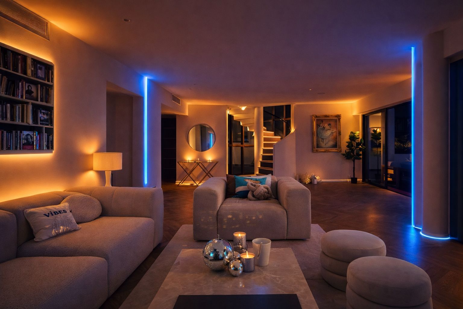 Intérieur lounge ambiance