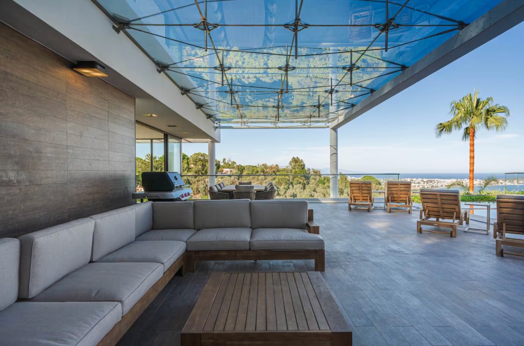 Espace lounge extérieur